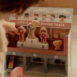 Little Dutch Houten racebaan in speelkoffer – Meerkleurig – Essentials