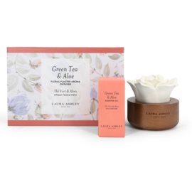 Scented Flower Laura Ashley Green Tea & Aloe + 10ml SCENTED OIL