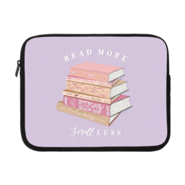 Book/E-Reader Sleeve - Read More, Scroll Less