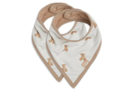 Jollein Slab Bandana - Teddy Bear 2 Stuks