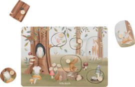 LD7240 Little Dutch Geluidenpuzzel hout - Forest Friends FSC