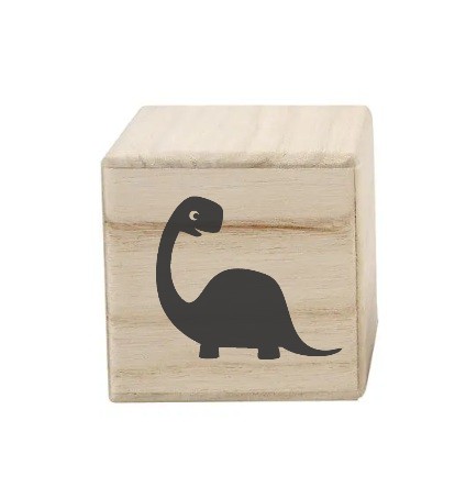 Houten letterblokken figuurtje - 8 CM