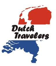 Sticker dutch travelers landkaart