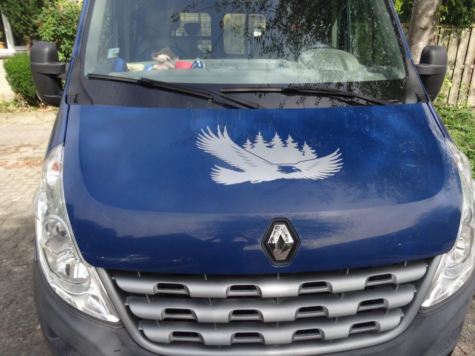 Sticker Eagle Forest