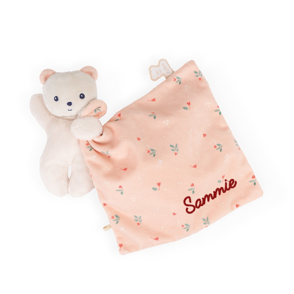 Kaloo knuffeldoekje beer liefde in cadeaudoos