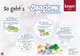 SoapSox Badknuffel Spons - Nijlpaard Harper