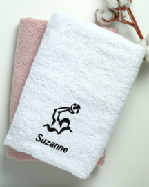 Handdoek waterpolo met naam