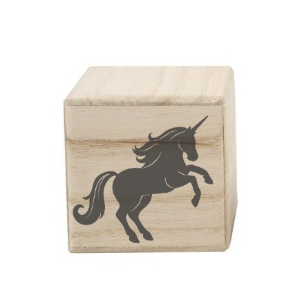 Houten letterblokken figuurtje - 8 CM