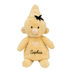 Bumba Knuffel Fluffy Pluche - Geel