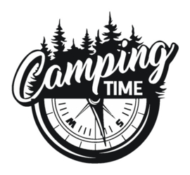 sticker camping time