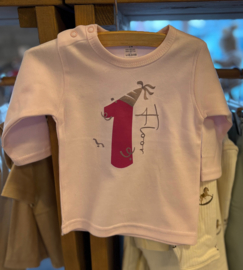 Verjaardagsshirt - Leeftijd met slingers