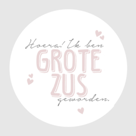 Velletje Traktatie stickers - Grote zus