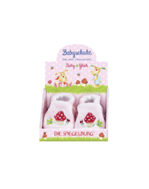 Baby Glück - Baby Schoentjes - Roze paddestoel