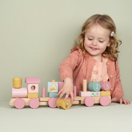 LD7354 Little Dutch Blokkentrein - Fairy Garden FSC met gegevens