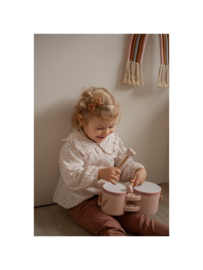 Label Label houten bongos pink