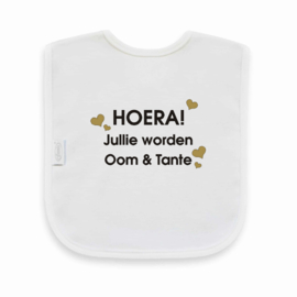 Slabber Hoera jullie worden oom en tante