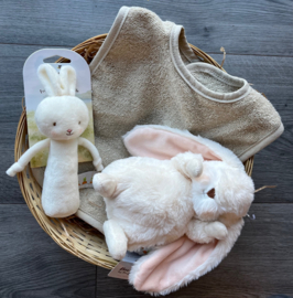 Gevulde kraammand natural bunnies