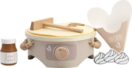 Label-label Houten crepe maker nougat