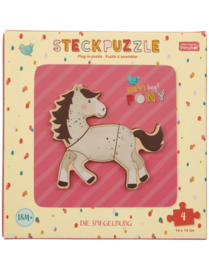 Spiegelburg Insteekpuzzel Hey Hey Pony!