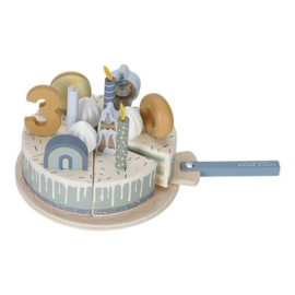 Little Dutch Houten Verjaardagstaartje - blauw