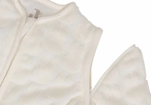 Jollein Newborn Slaapzak met Afritsbare Mouw - Rond - Miffy Jacquard - Ivory - 60 CM