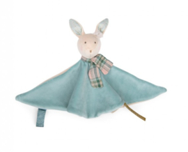 Moulin Roty Knuffeldoek konijn blauw La petite école de danse