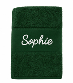 Deluxe Handdoek geborduurd met naam