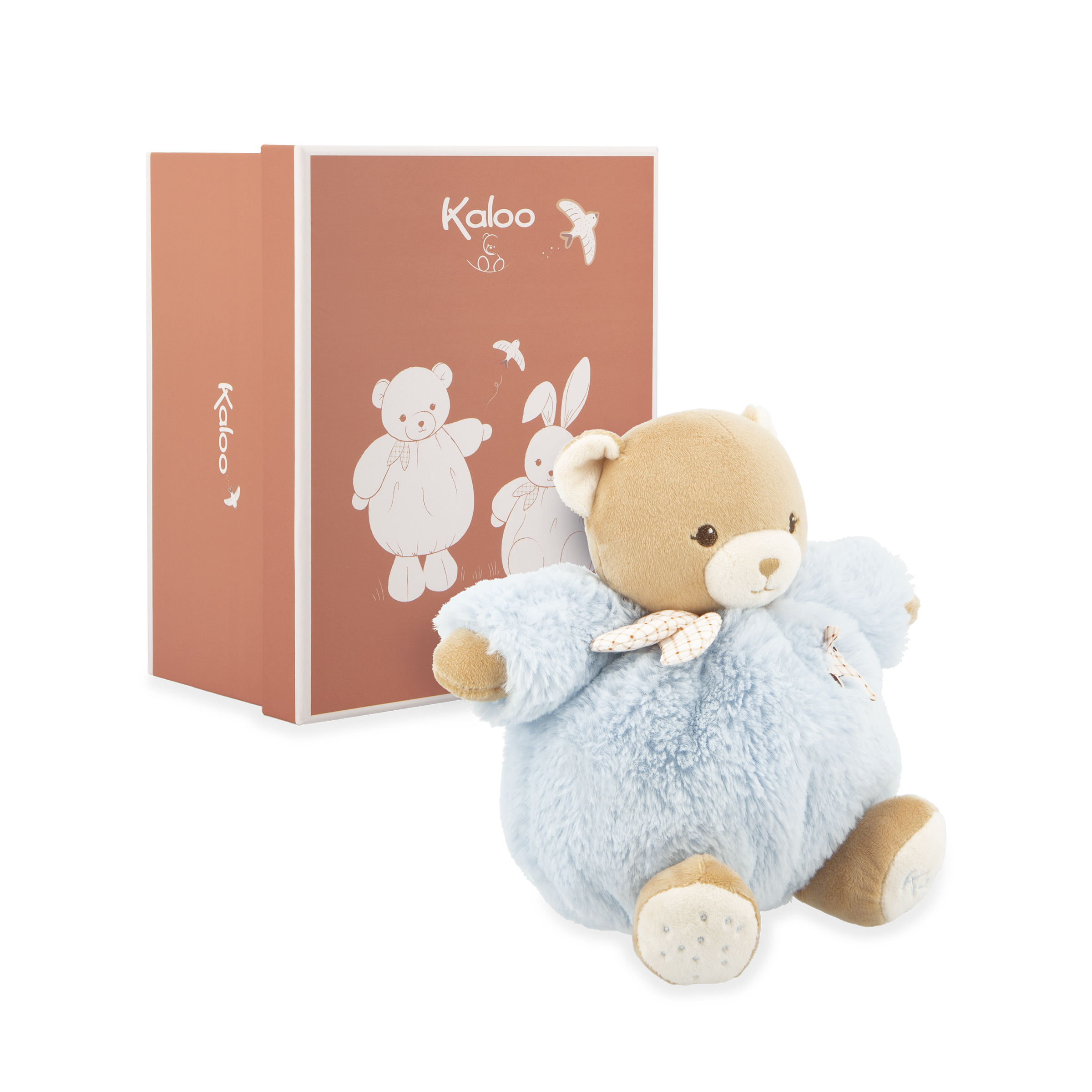 Kaloo beer blauw in cadeaudoosje