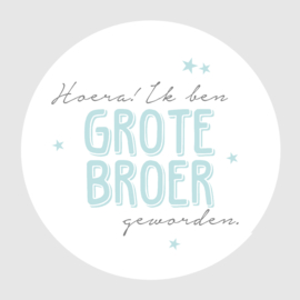 Velletje Traktatie stickers - Grote broer