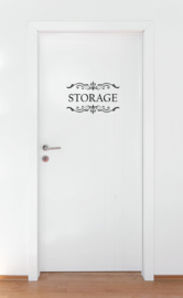 Deursticker : Storage