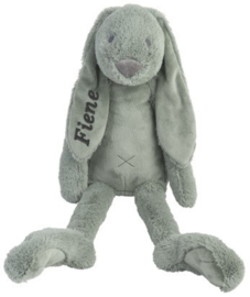 Happy horse geboorteknuffel old green rabbit 38 cm met naam