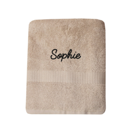 Deluxe Handdoek geborduurd met naam