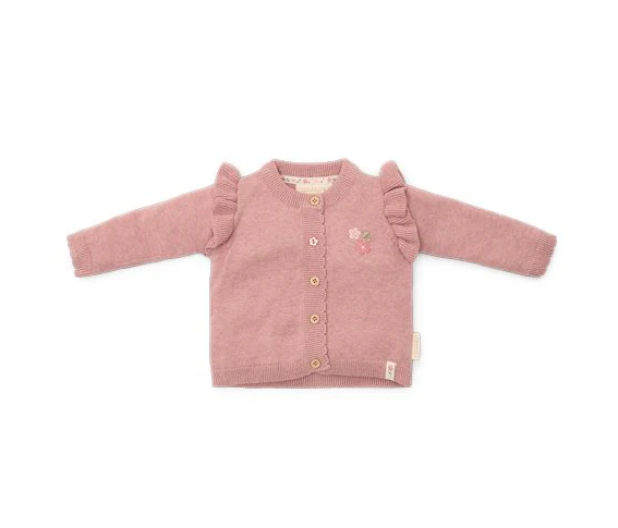 Little Dutch - Gebreid vestje - Roze - Fairy Garden - 56