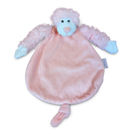 knuffeldoekje aapje pink