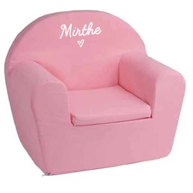 Kinderfauteuil roze
