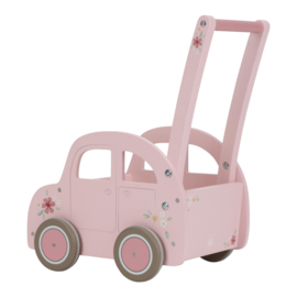 LD7128 Little Dutch loopwagen roze met naam