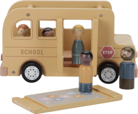 Little Dutch - Schoolbus met poppetjes