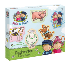 Fien en teun rijgkaarten set