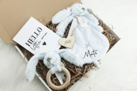 Brievenbus Pakketje - Happy Horse Rabbit Blauw
