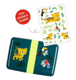 A Little Lovely Company Lunch box: Jungle tijger