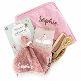 Gevulde Cadeaumand - Pink Flamingo