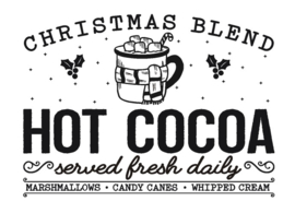 Muursticker : Hot cocoa