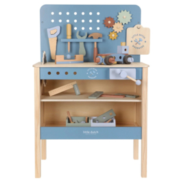 Little Dutch Houten werkbank - Blauw