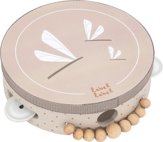 Label Label Houten tamboerijn nougat