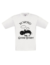 Shirt - Nijlpaardjes Ik word grote broer