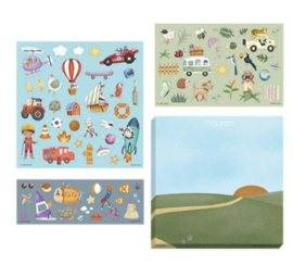 Little dutch stickerset Jim en friends