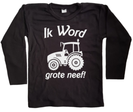 Shirt - Ik word grote neef met tractor