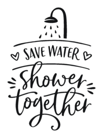 muursticker save water