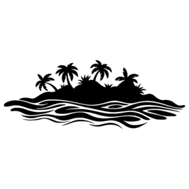 sticker palmeneiland