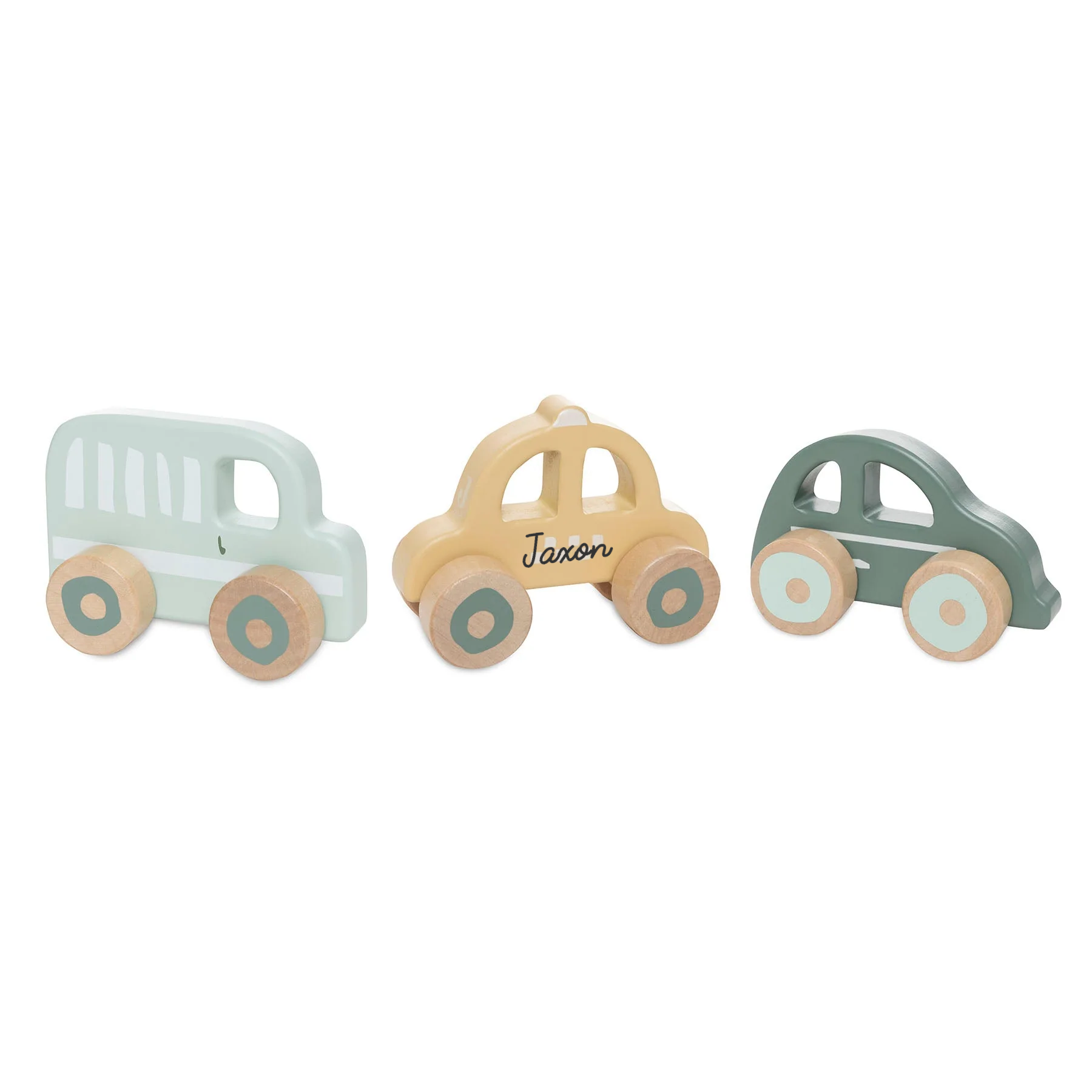 Jollein Houten Auto Op Wielen (3pack)